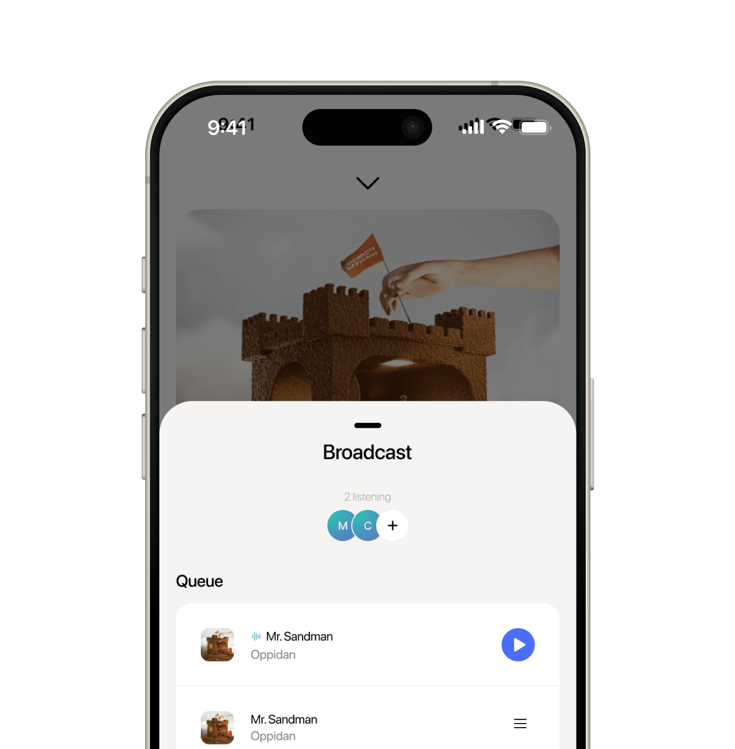 Create group listening sessions